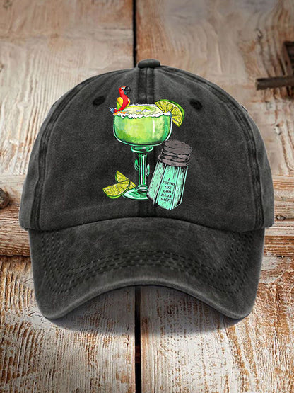 Unisex  It's 5 O'clock Somewhere Parrot Print Hat