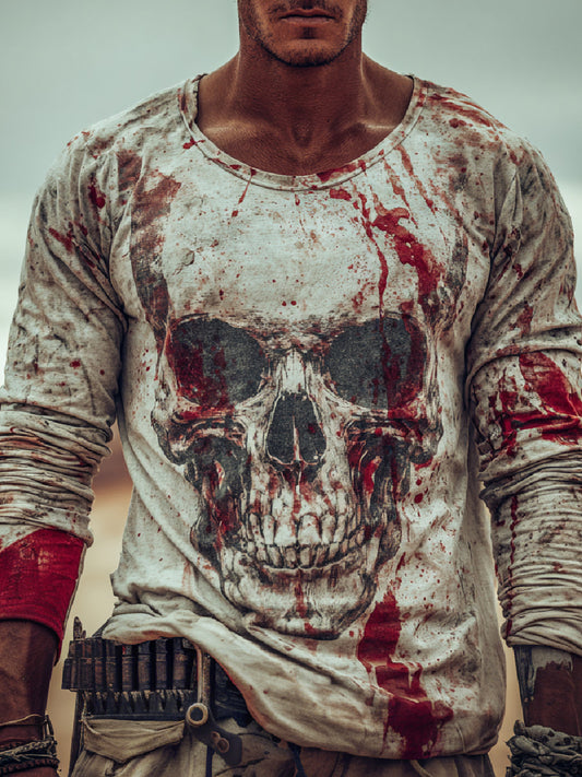 Men's Halloween Long Sleeve T-Shirt