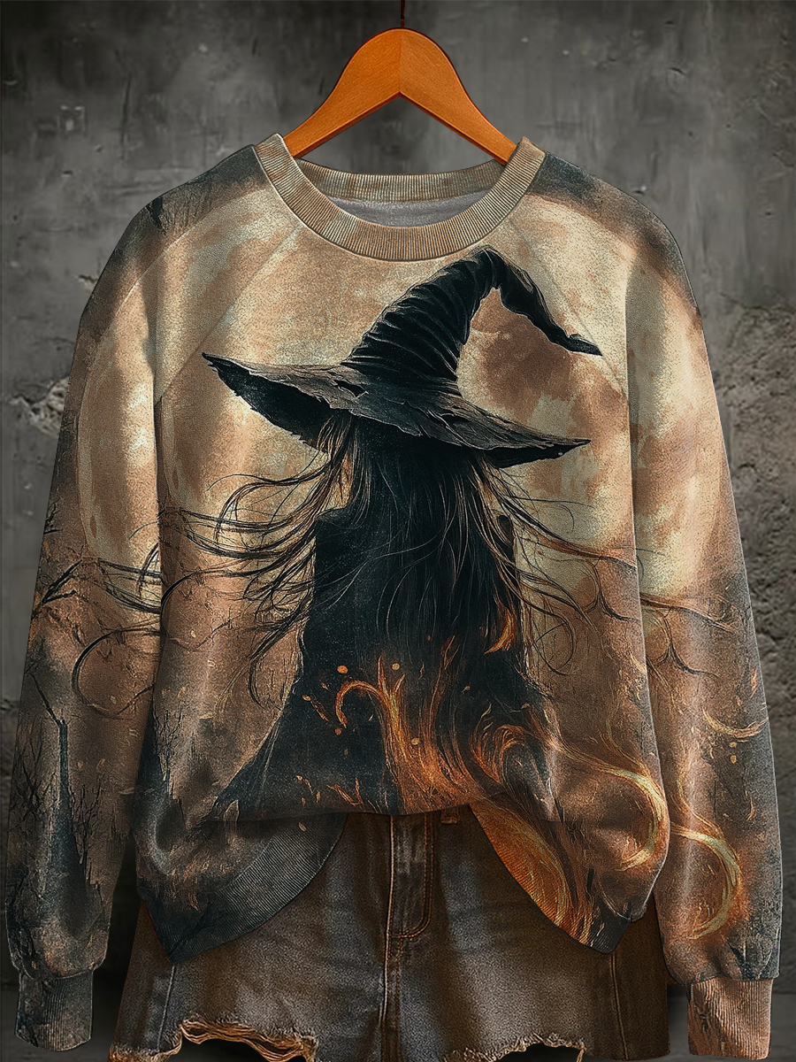 Women's Halloween raglan sleeve sweatshirt