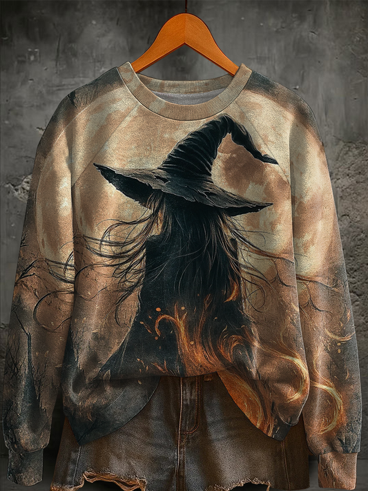 Women's Halloween raglan sleeve sweatshirt