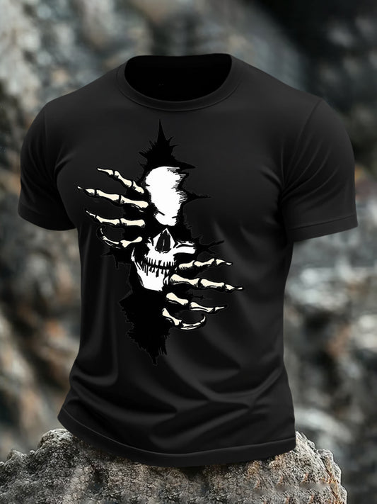 Men's Halloween Printed T-shirt