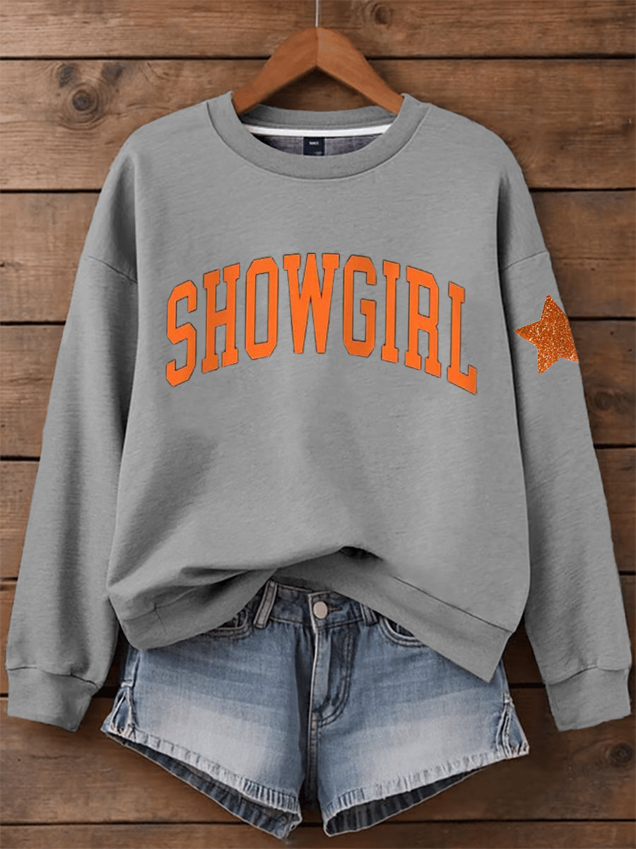 Women's Showgirl Print Music Fan Sweatshirt