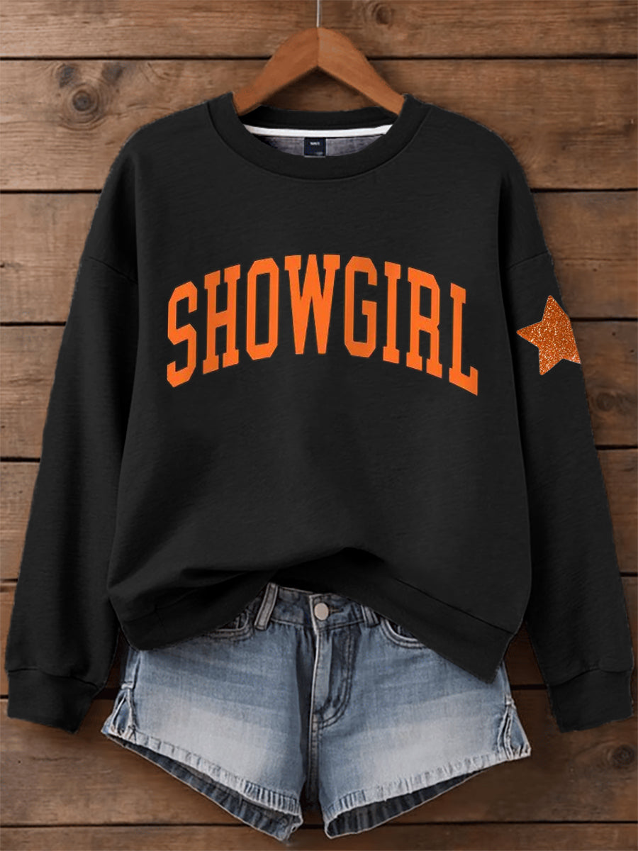 Women's Showgirl Print Music Fan Sweatshirt