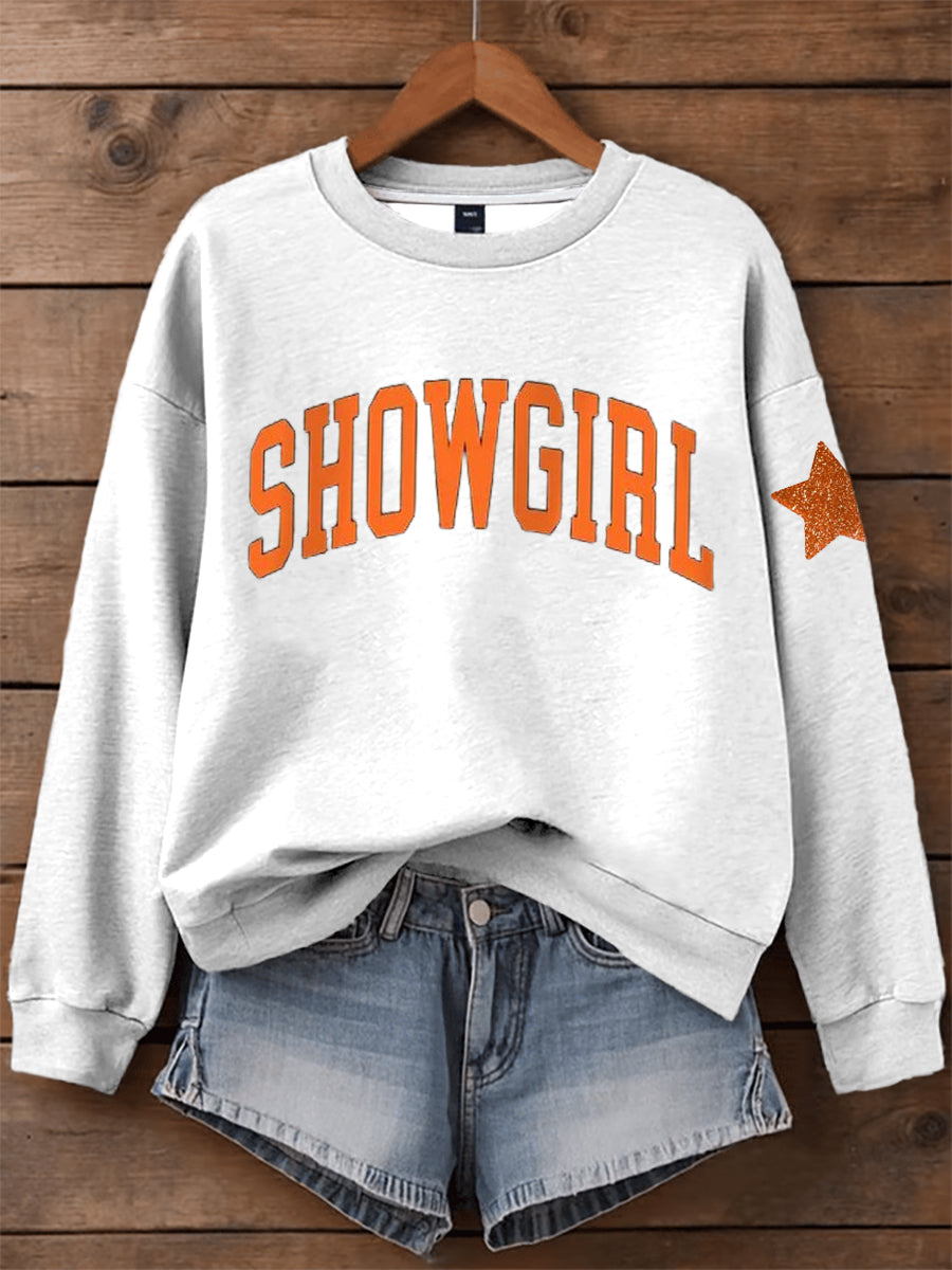Women's Showgirl Print Music Fan Sweatshirt