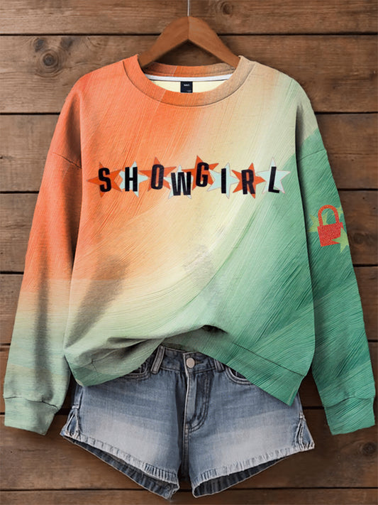 Women's The Life of A Show Girl Fan Sweatshirt