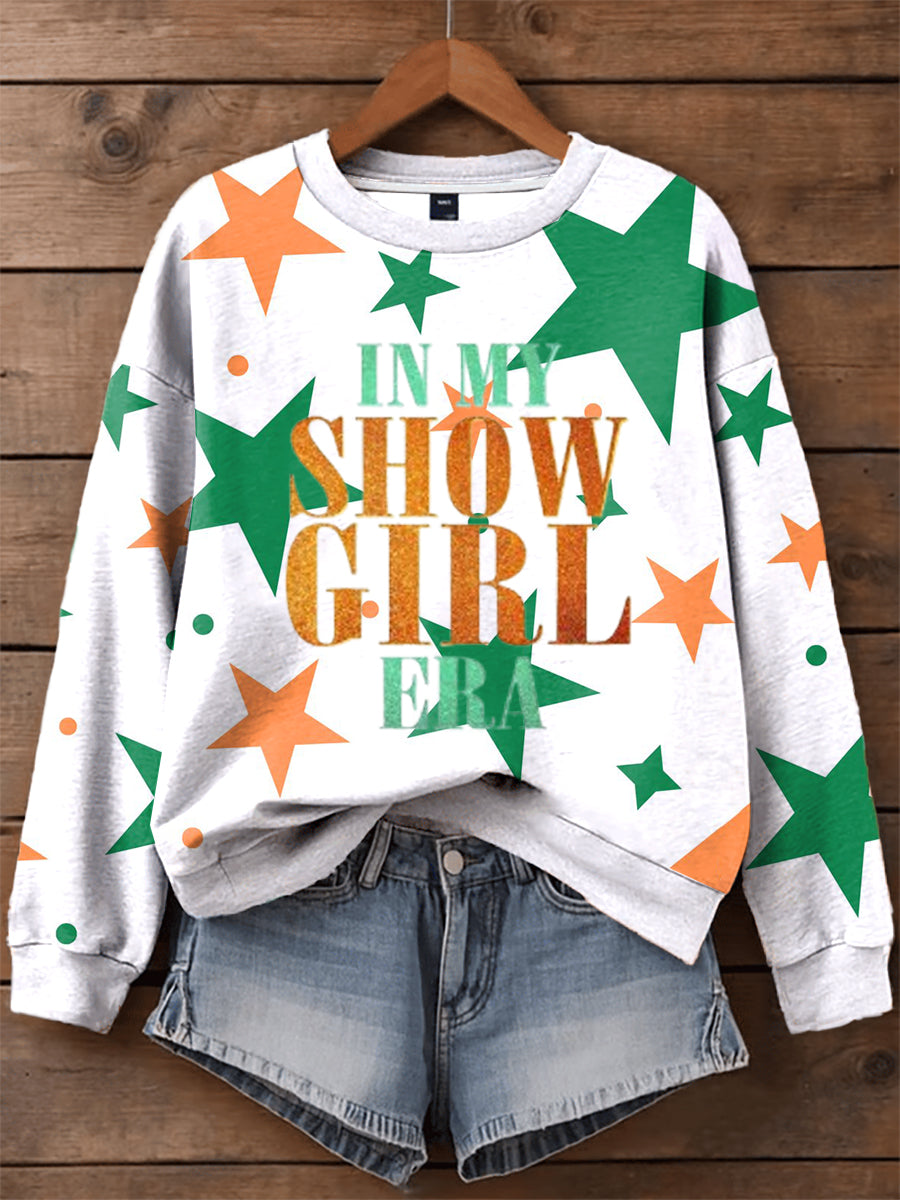 Women's The Life of A Show Girl Fan Sweatshirt