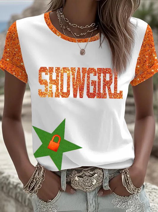 Women's Showgirl Short-sleeved T-shirt