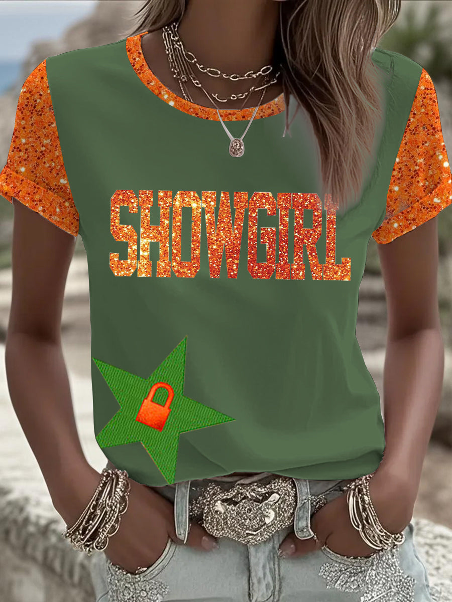 Women's Showgirl Short-sleeved T-shirt