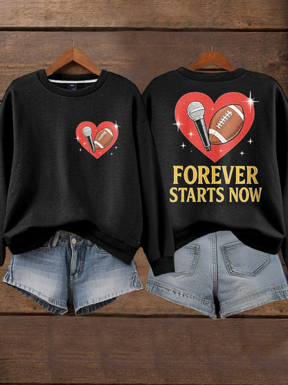 Women's Diva Engaged Era 8987 Printed Sweatshirt