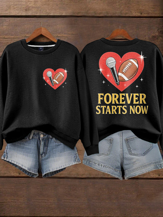 Women's Diva Engaged Era 8987 Printed Sweatshirt