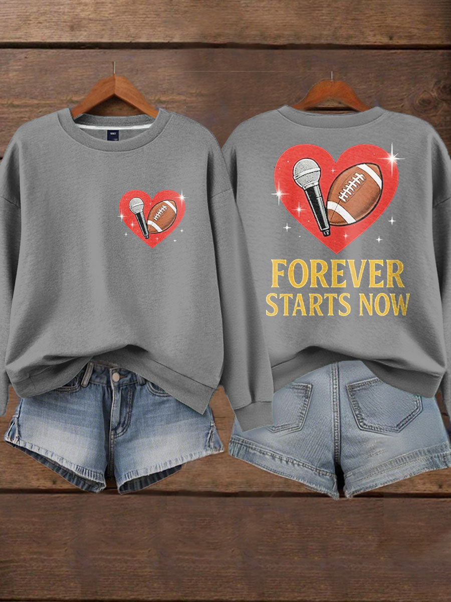 Women's Diva Engaged Era 8987 Printed Sweatshirt