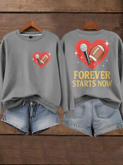 Women's Diva Engaged Era 8987 Printed Sweatshirt