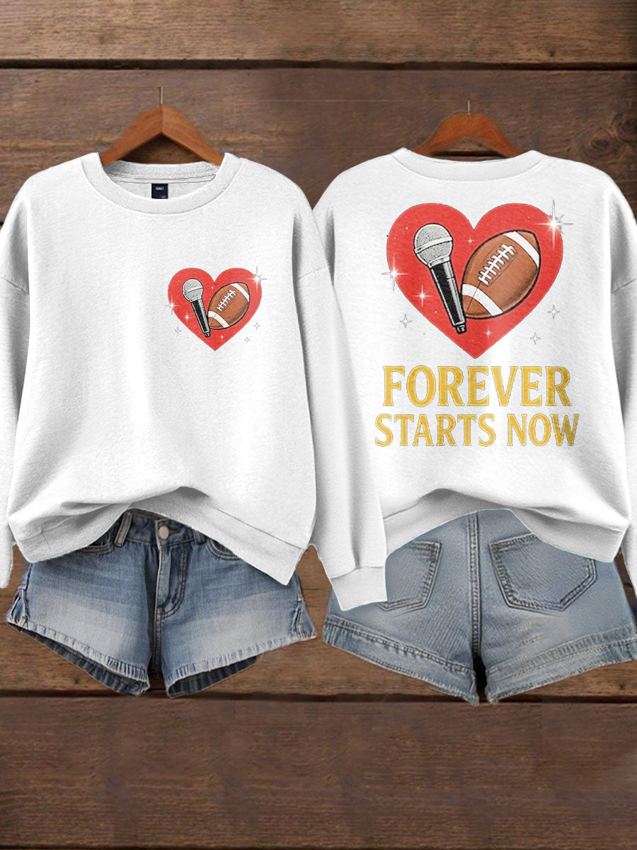 Women's Diva Engaged Era 8987 Printed Sweatshirt