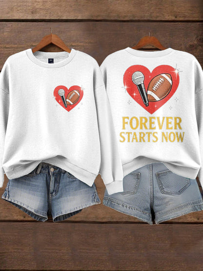 Women's Diva Engaged Era 8987 Printed Sweatshirt