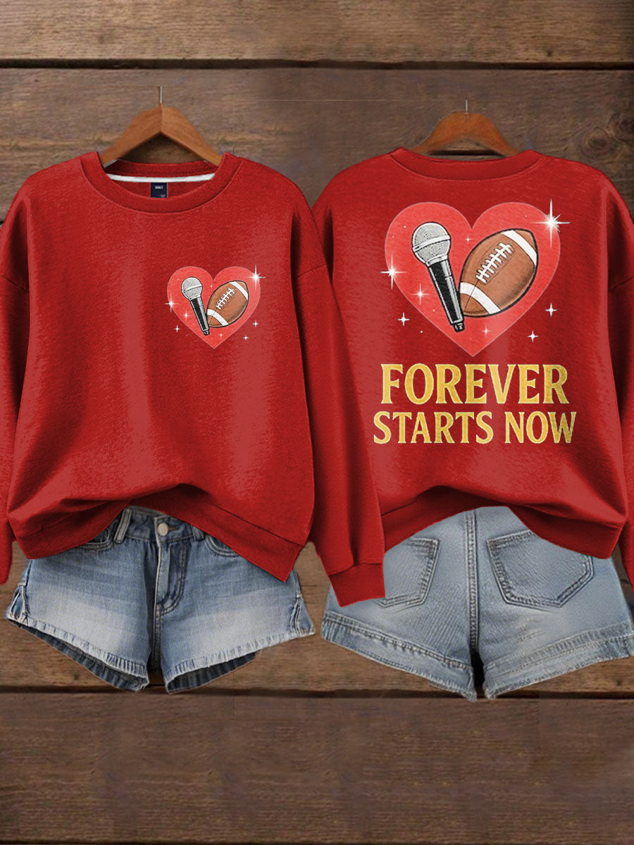 Women's Diva Engaged Era 8987 Printed Sweatshirt