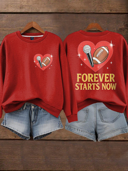 Women's Diva Engaged Era 8987 Printed Sweatshirt