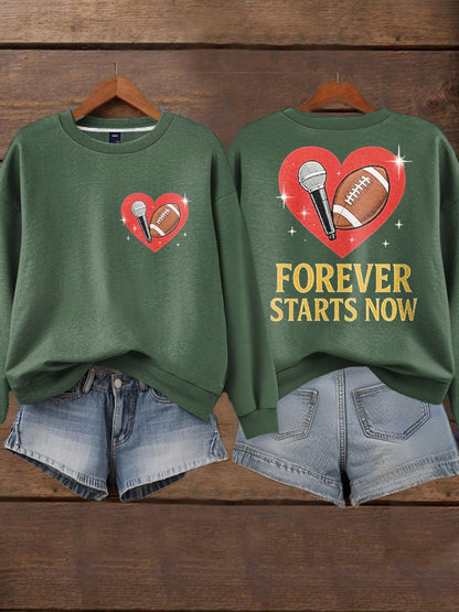Women's Diva Engaged Era 8987 Printed Sweatshirt