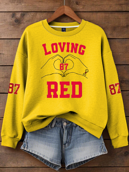 Women's Taylor Swift and Travis Kelce  Engagement Regular Sweatshirt