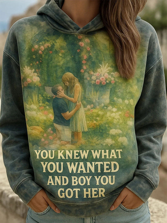 My Engagement Day Art Print Casual Hoodie
