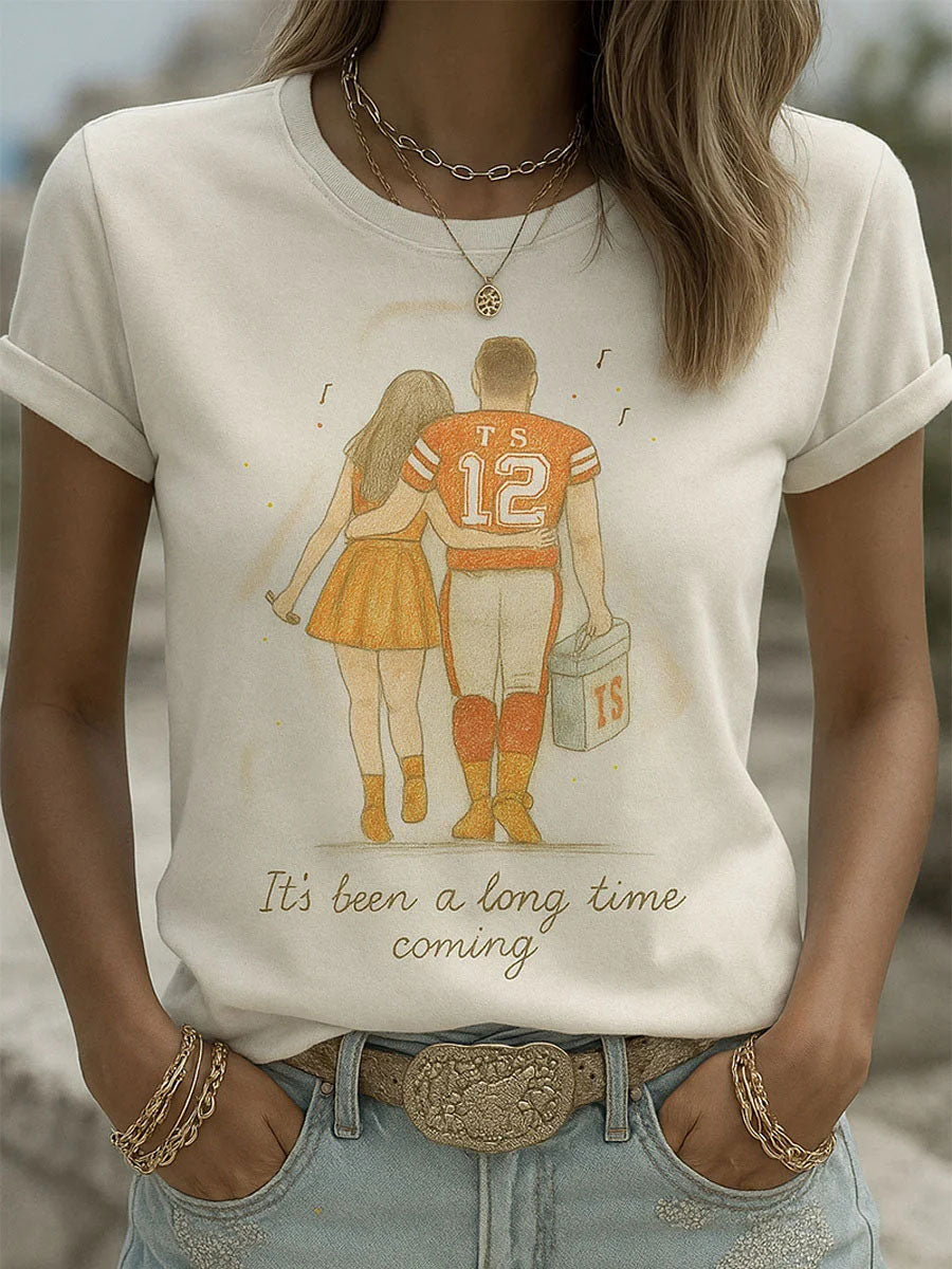 My Engagement Day Art Print Casual T-shirt