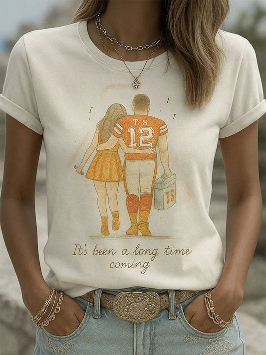 My Engagement Day Art Print Casual T-shirt