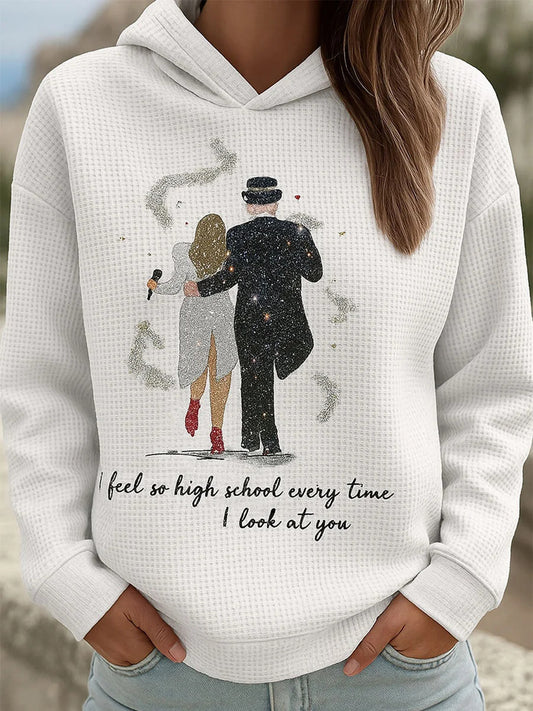 My Engagement Day Art Print Casual Hoodie