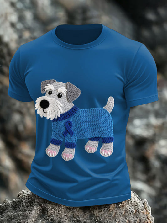 Men's Prostate Cancer Schnauzer T-Shirts
