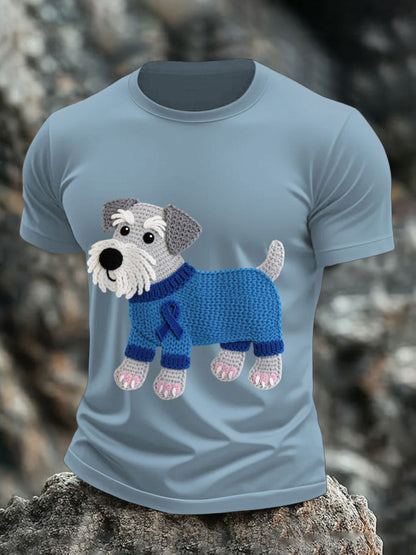Men's Prostate Cancer Schnauzer T-Shirts