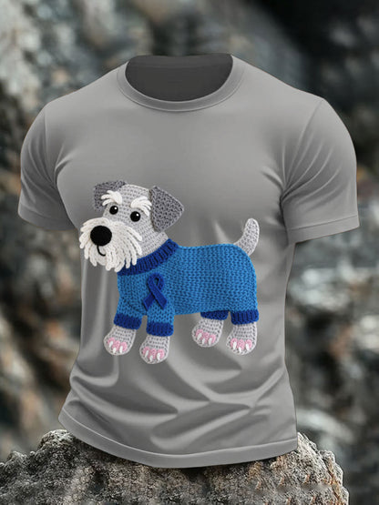 Men's Prostate Cancer Schnauzer T-Shirts