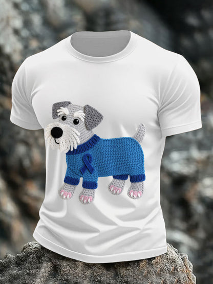 Men's Prostate Cancer Schnauzer T-Shirts