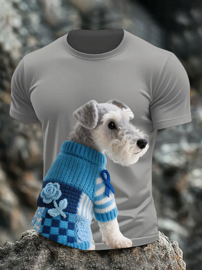 Men's Prostate Cancer Schnauzer T-Shirts
