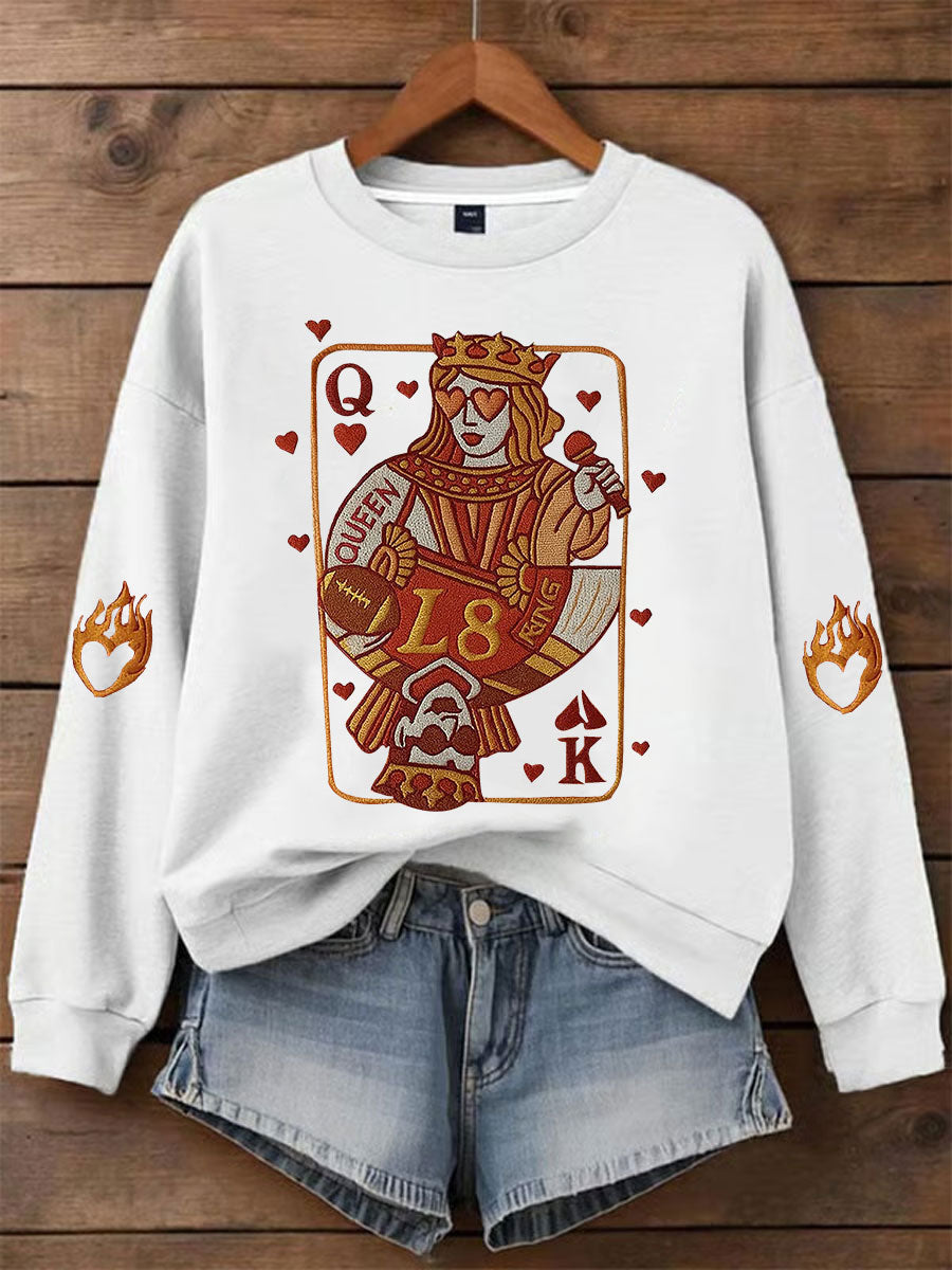 Women's My Engagement Day Art Print Casual Sweatshirt