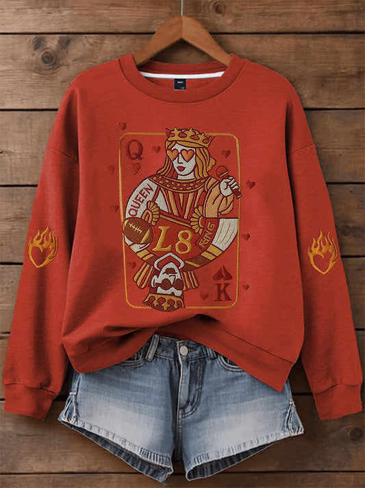 Women's My Engagement Day Art Print Casual Sweatshirt