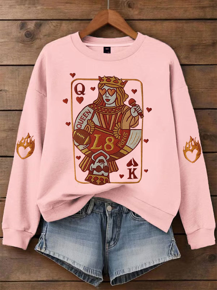 Women's My Engagement Day Art Print Casual Sweatshirt