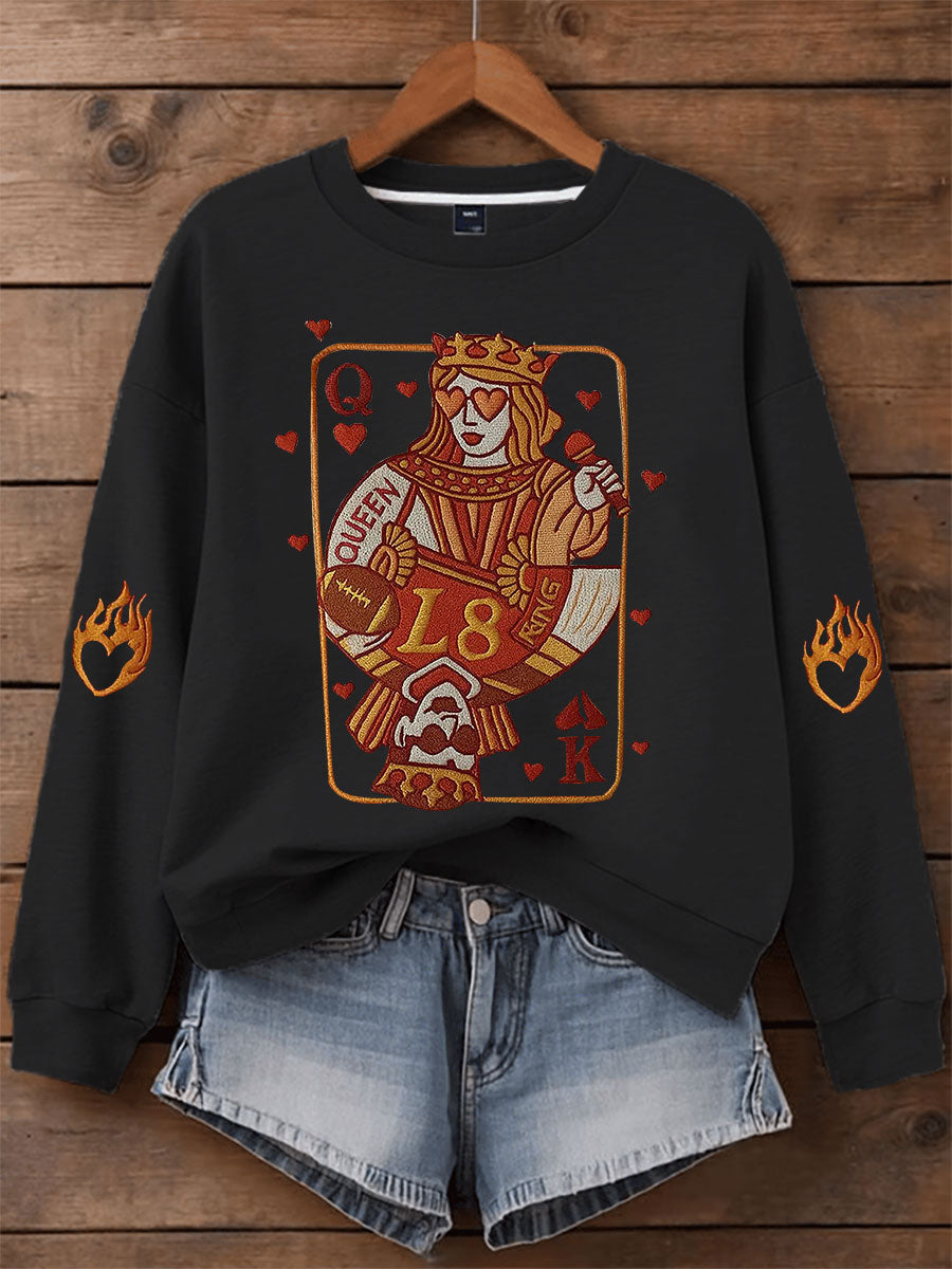 Women's My Engagement Day Art Print Casual Sweatshirt