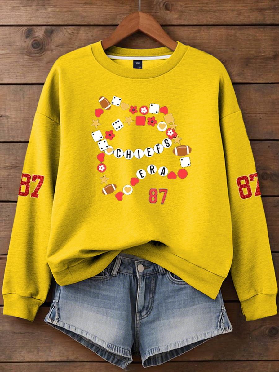 Women'sTaylor Swift and Travis Kelce  Engagement  Regular Sweatshirt