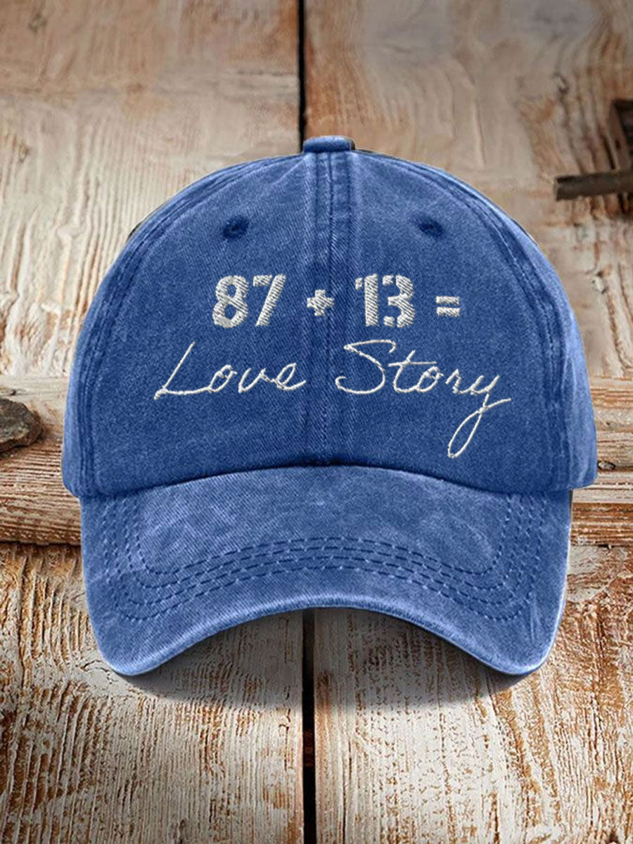 Unisex Taylor Swift and Travis Kelce  Engagement Design Print Hat