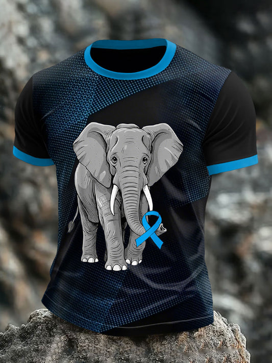 Men's Prostate Cancer Awareness Elephant T-Shirts