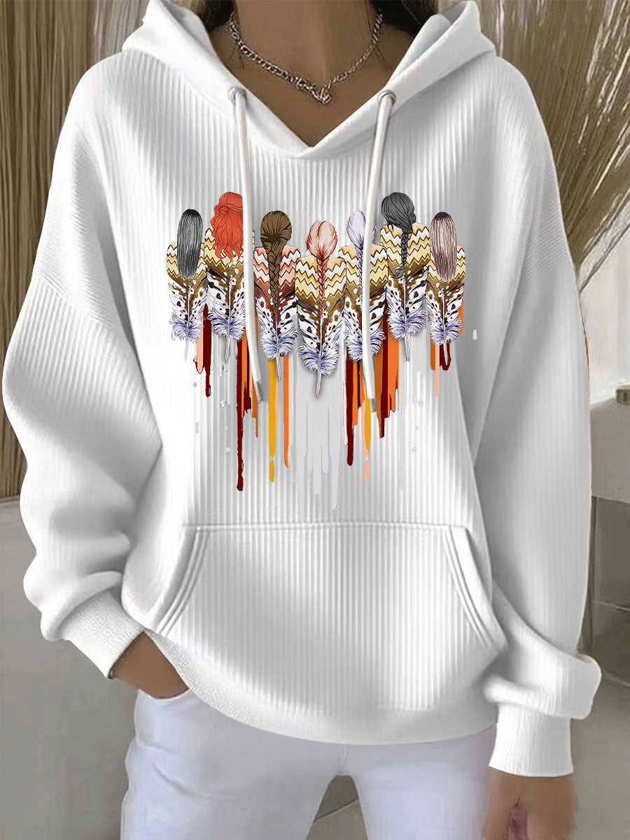 Women's orange shirt indigenous hoodies