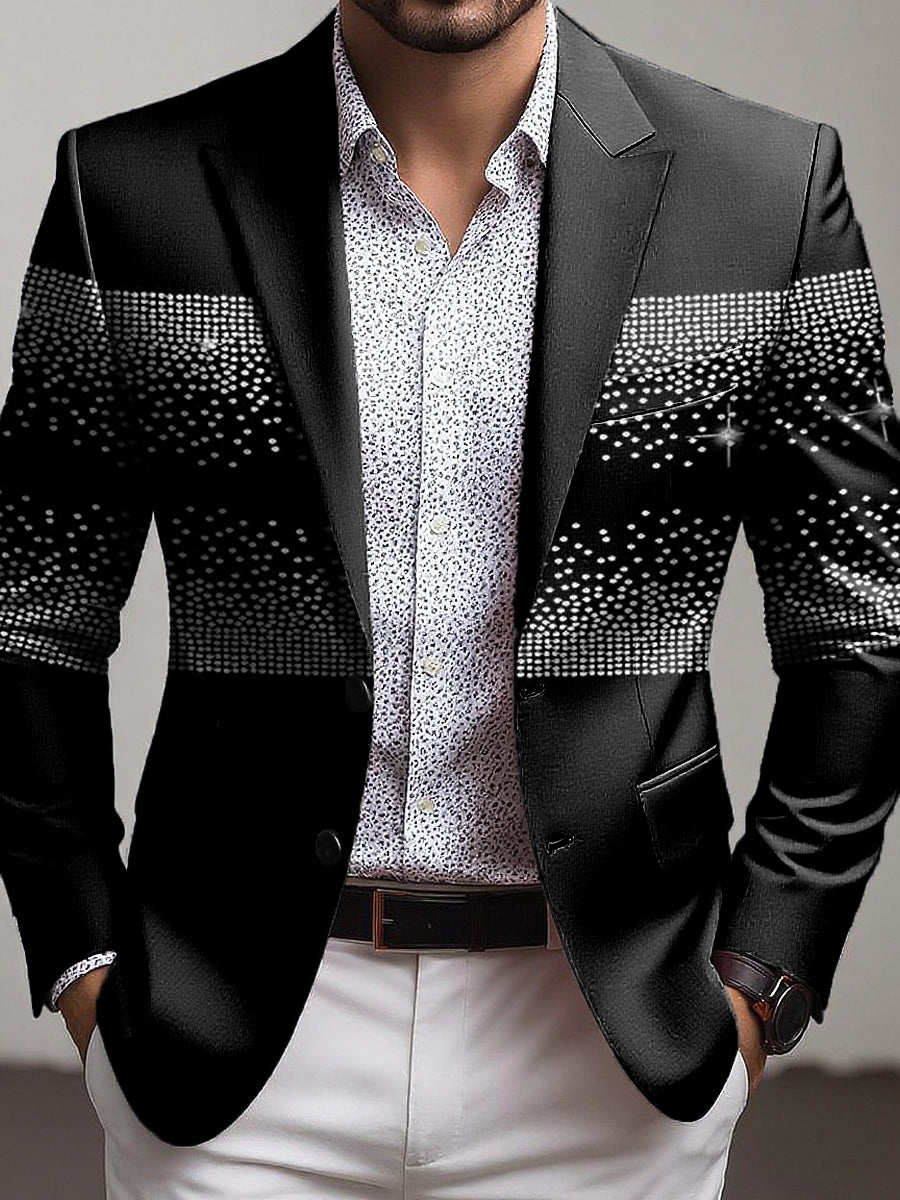 Men's Vintage Shimmering Business Casual Blazer