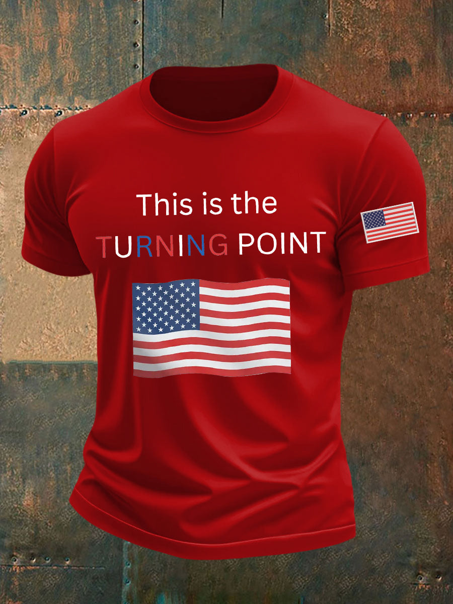 Men's This Is The Turning Point Printed T-shirt