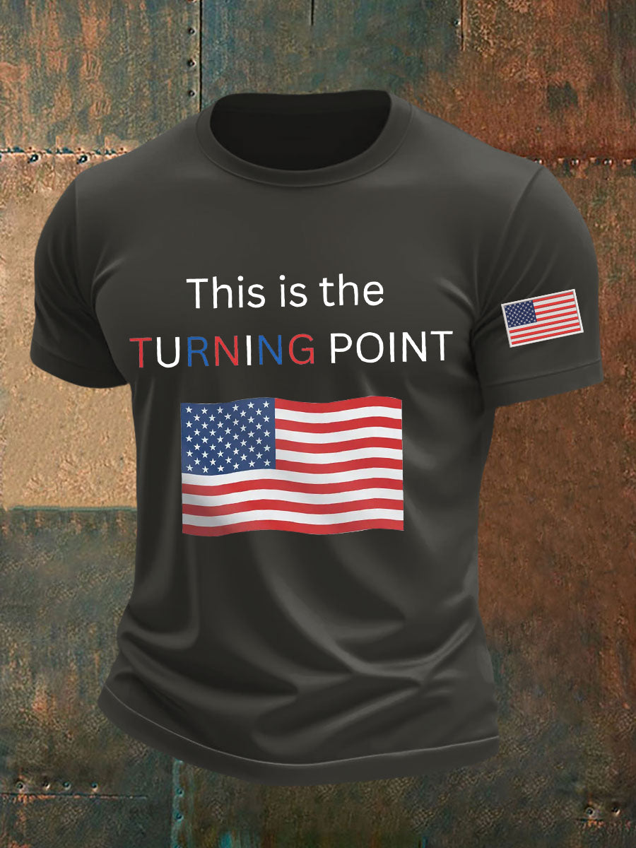 Men's This Is The Turning Point Printed T-shirt