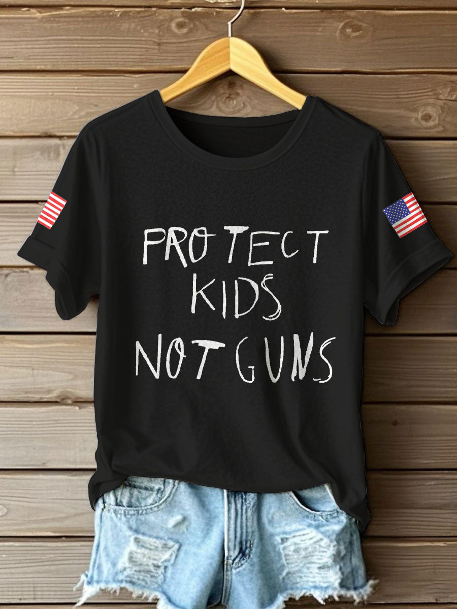 Women's End Gun Violence Printed T-Shirt