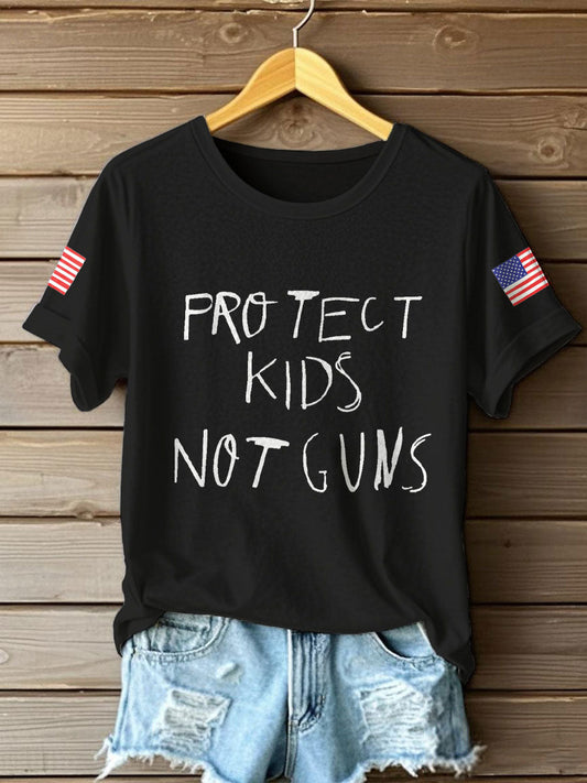 Women's End Gun Violence Printed T-Shirt