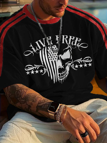 Men's Live Free Printed T-Shirt