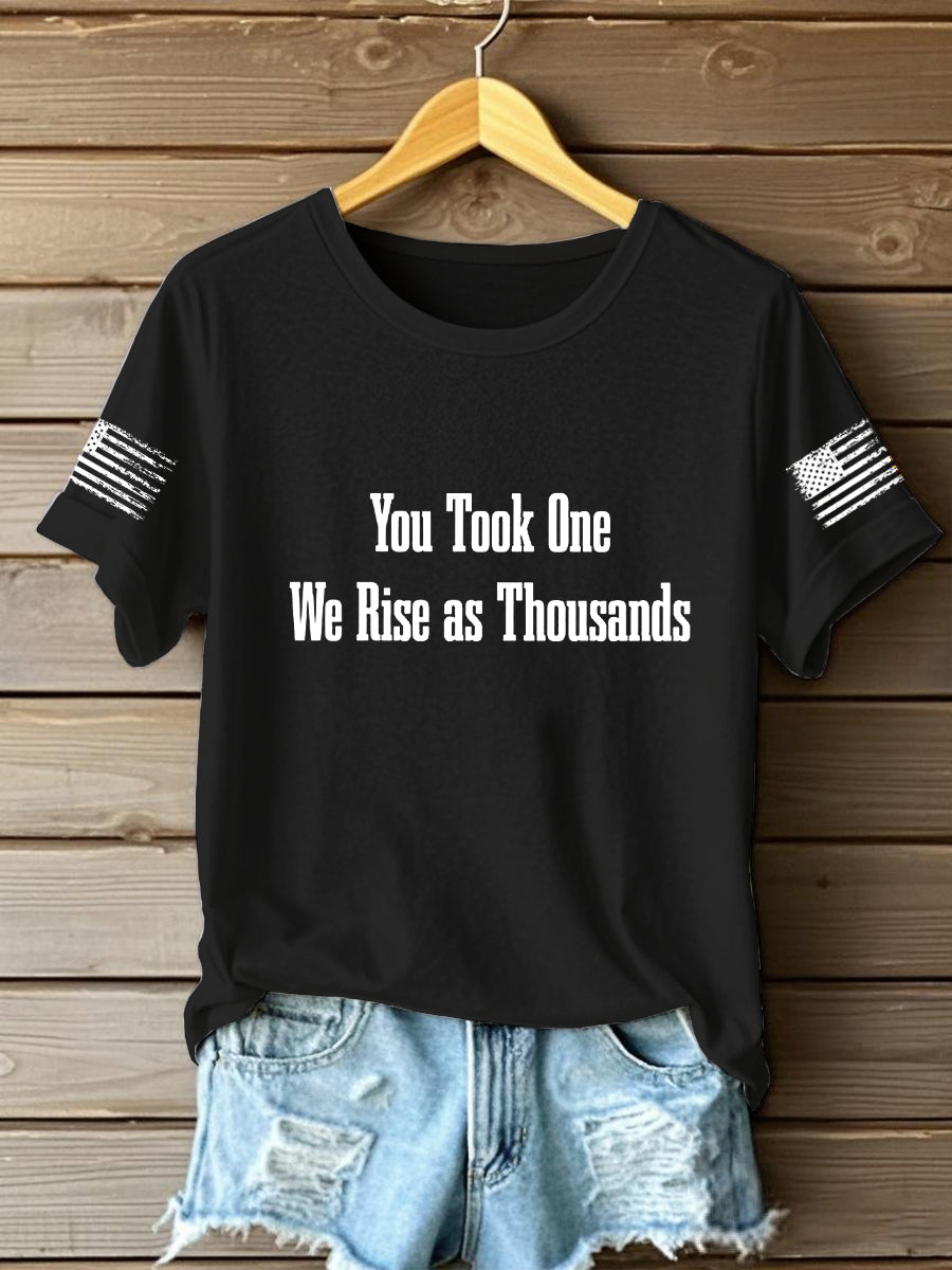 Women's Freedom Is Not Free R.I.P Charlie Kirk Long Sleeve Sweater