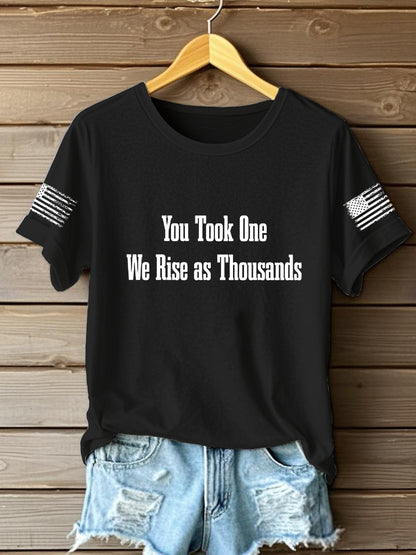 Women's Freedom Is Not Free R.I.P Charlie Kirk Long Sleeve Sweater