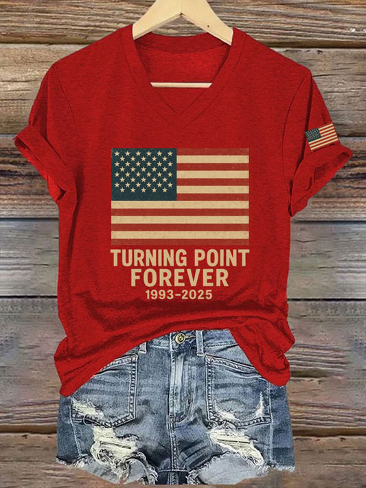 Women's Turing Point Rip Printed T-Shirt