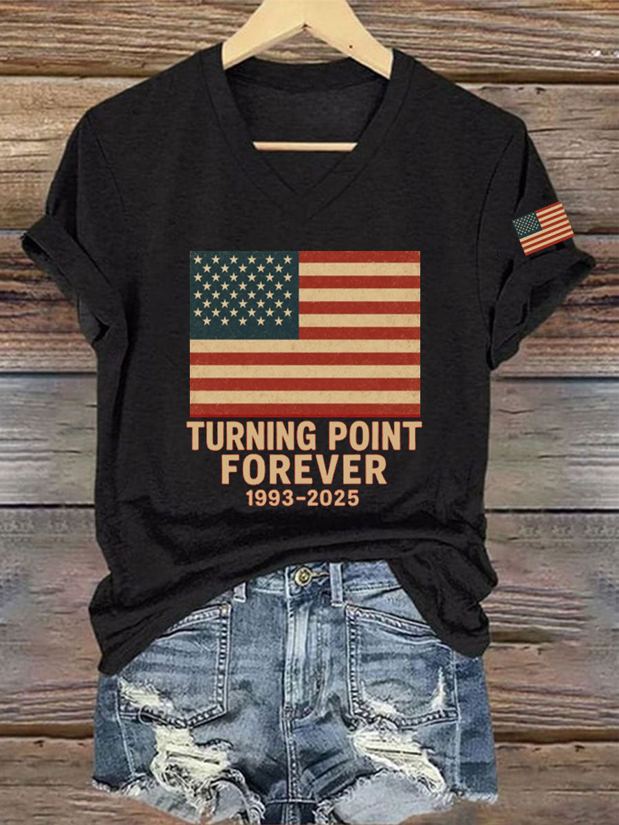 Women's Turing Point Rip Printed T-Shirt