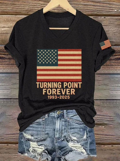 Women's Turing Point Rip Printed T-Shirt
